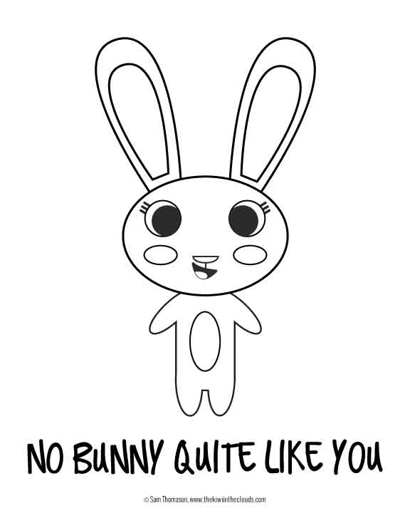 Free Easter Printable Coloring Page
