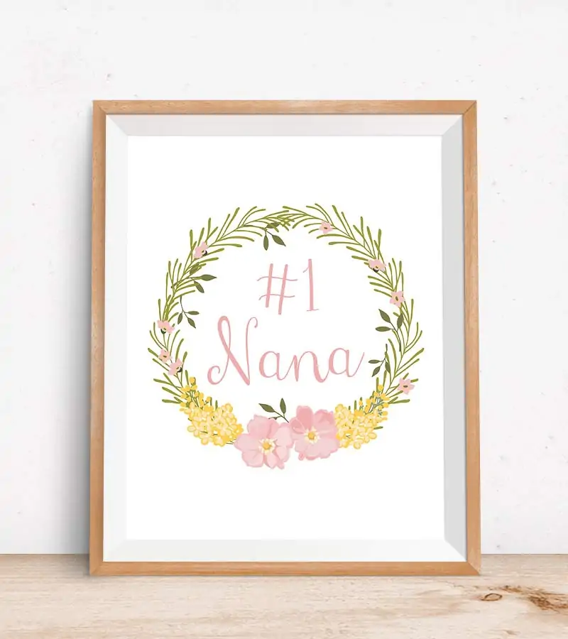 Mother's Day Free Printables | Click through to download 4 FREE 8x10 mother's day prints for mom, grandma and nana! 