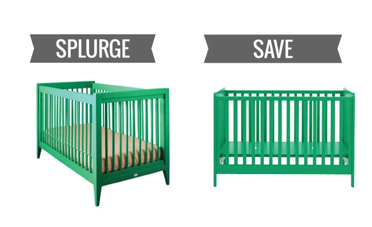 splurge vs save baby cribs for every budget