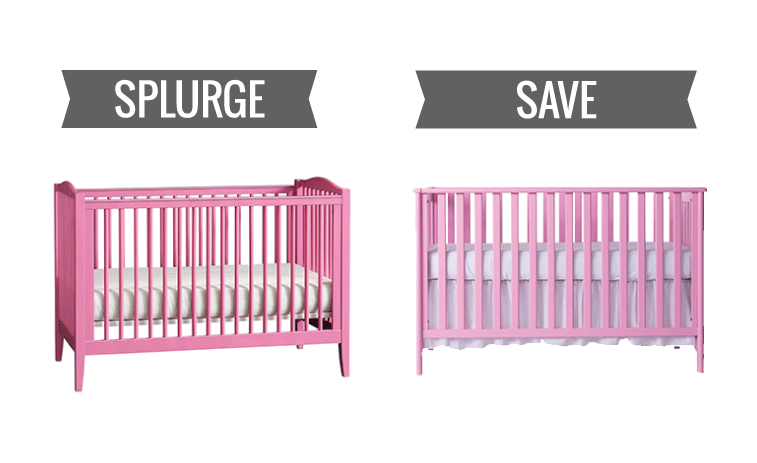 splurge vs save baby cribs for every budget