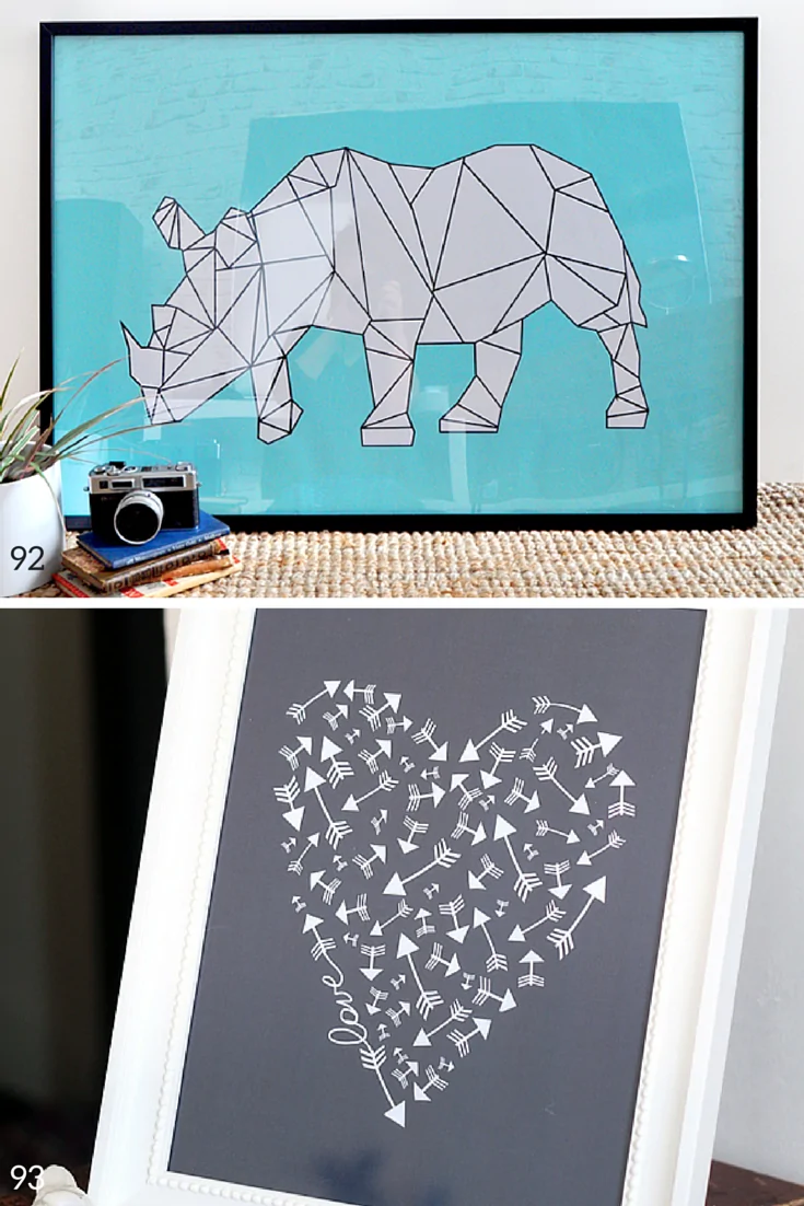 The largest collection of free wall art printables anywhere!!
