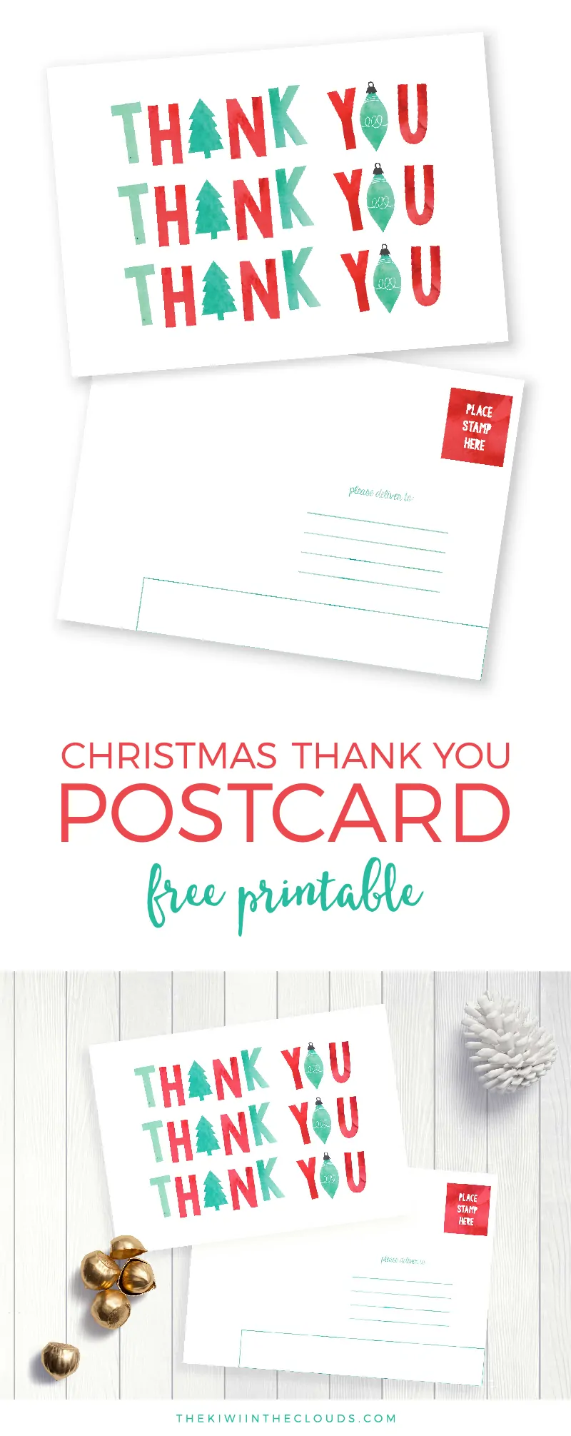Christmas Thank-You Cards | Free Printables | Gift Ideas 