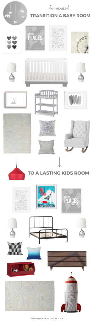 How To Transition A Nursery | Are you totally confused on how to convert your baby's room into a lasting kids room without a complete overhaul? Click through to read my 7 easy steps to make it a fun and safe space for a toddler! 