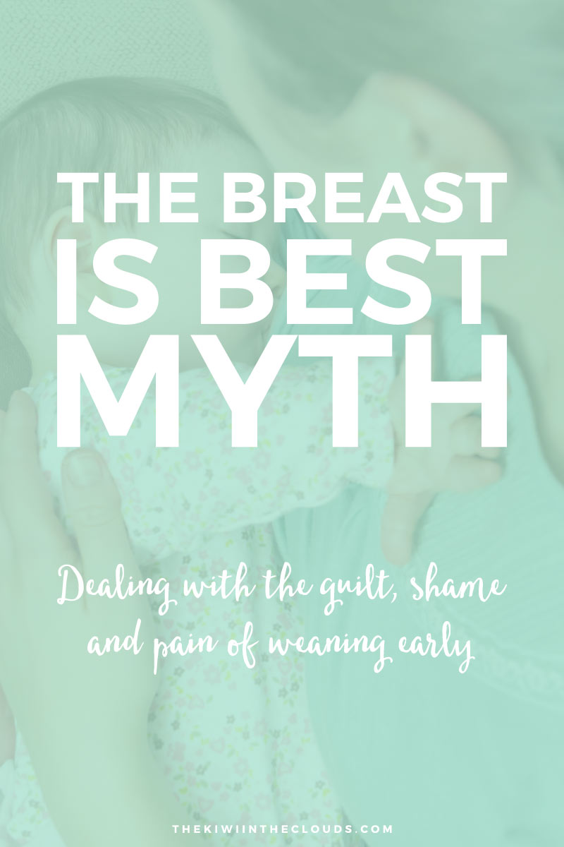 The Breast is Best Myth | A mom's take on how the "breast is best" movement can cause unnecessary guilt and shame.