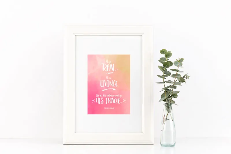 LDS Printables- VT | Come take a look at this free printable to give to the ladies you visit! It's also perfect for mailing, so click through to download your copy.