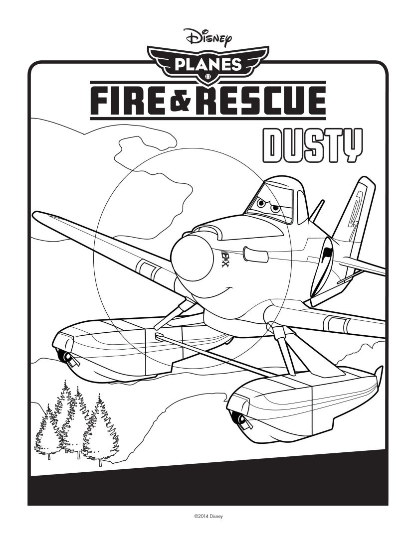 Dusty Crophopper coloring page 