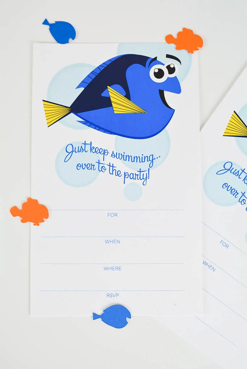 These Amazing Finding Dory Printables Will Make Your Kid S Party Shine