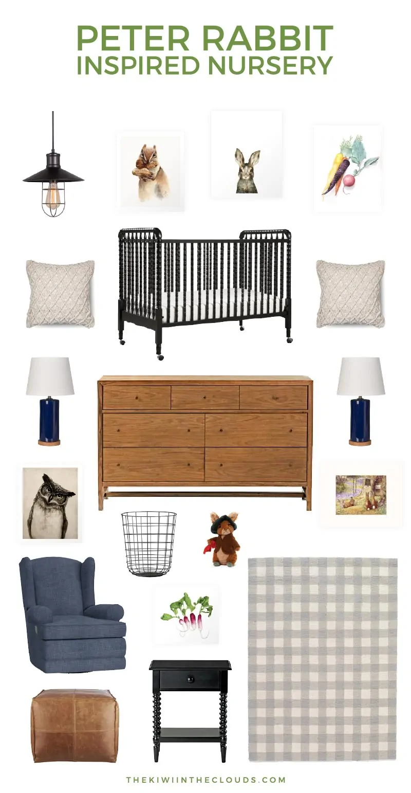 Create a charming Peter Rabbit nursery that’s vintage with just enough modern flair to make it the perfect blend of styles. It’s a baby room that any Beatrix Potter fan will love!