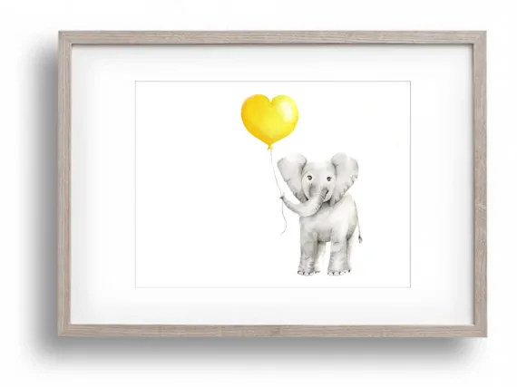 Elephant Nursery | Elephant Nursery Girl Boy Baby 
