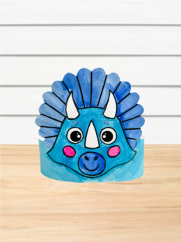 Dinosaur Headband Craft For Kids [Free Template]