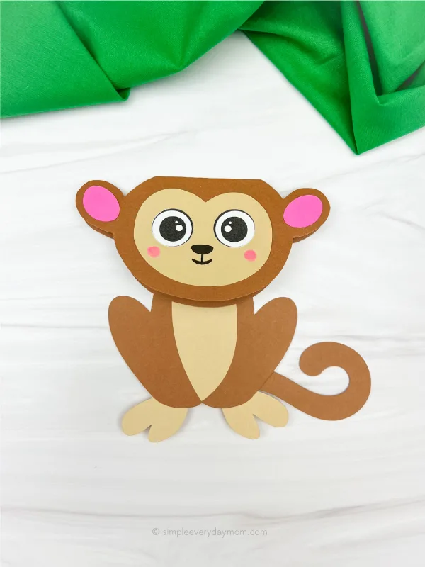 monkey card craft