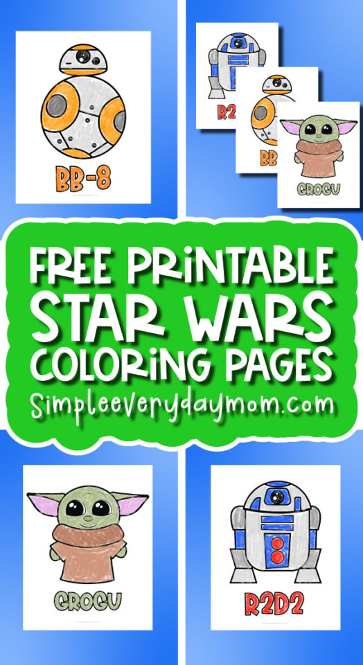 Star Wars Printable Coloring Pages For Kids [Freebie]