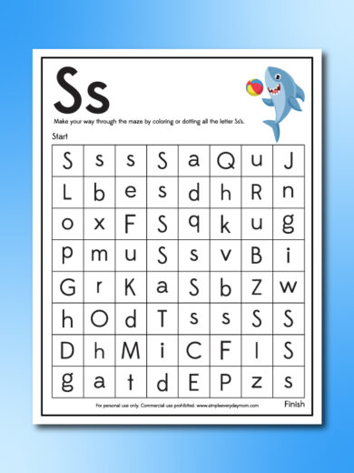 3 FREE Printable Shark Worksheets For Kids