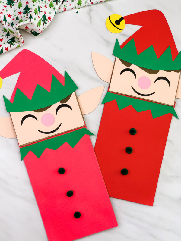 elf christmas craft for kids 