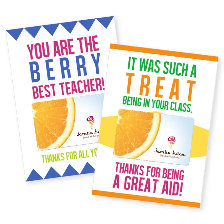 FREE Printable Teacher Gift Card Holder | Let your kid's teacher know just how much you appreciate them by giving them this sweet gift holder printable. Perfect for end of the year gift!