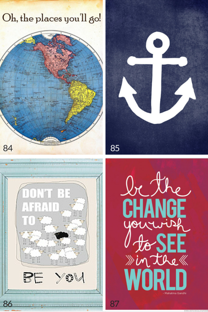 100 Free Nursery Printables That'll Look Good In Every Baby's Room