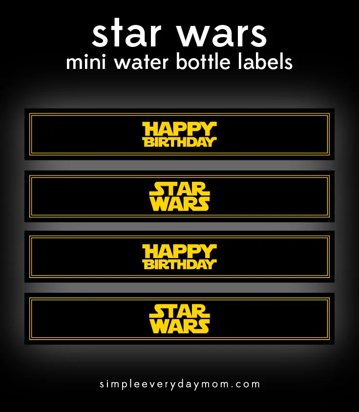 Download these Star Wars printables to throw a festive birthday party in no time!