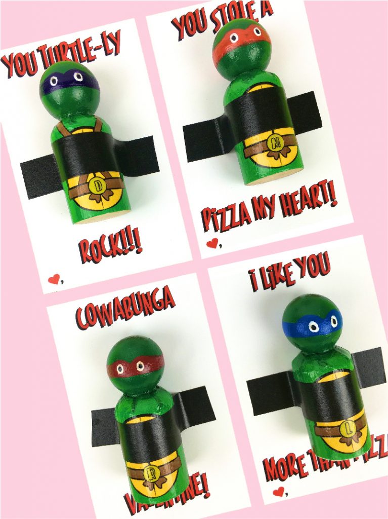 Ninja Turtle Valentines Free Printable