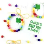 easy st patricks day rainbow bracelet