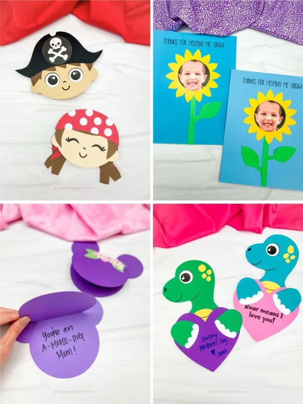 Collage image of Easy Mother's Day Crafts