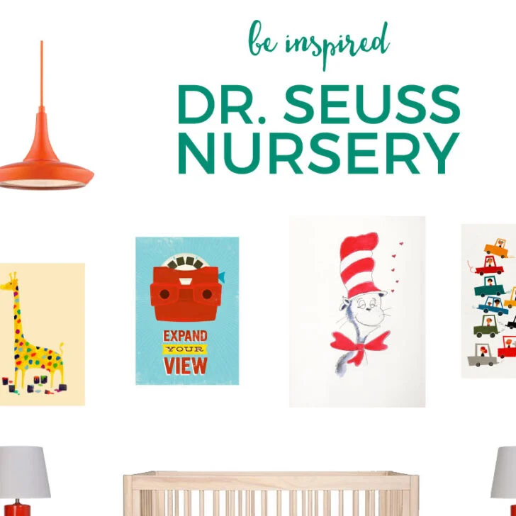 Create this Dr Seuss nursery and relive the wonder, imagination and creativity of one of the most popular author's ever!