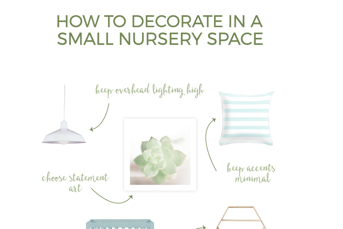 Are you struggling to plan a small nursery for your baby, but you're stumped on how to maximize the space you have? Make it easier on yourself by learning these 9 simple steps to decorating a small nursery.