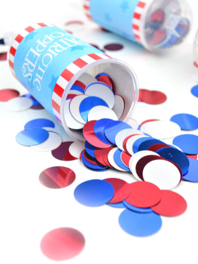 4th of July Crafts: Party Poppers Story