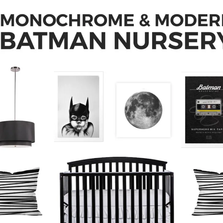Your baby boy will be the most hip kid on the block with this epic Batman nursery theme! Click through for all the details.