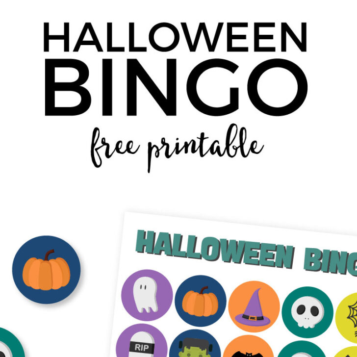 Wrangle up the Halloween candy and play this spooky, but kid friendly Halloween bingo. Bonus it's a free printable set!
