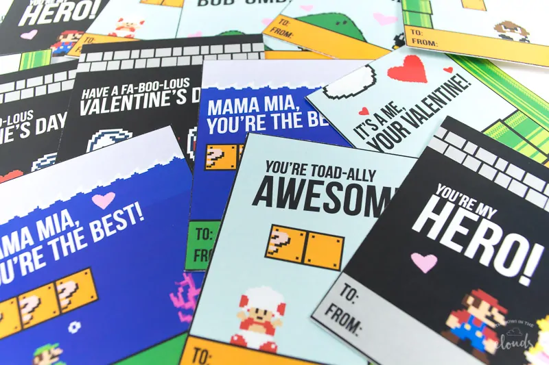 geeky valentines day cards | school printables | printables for kids