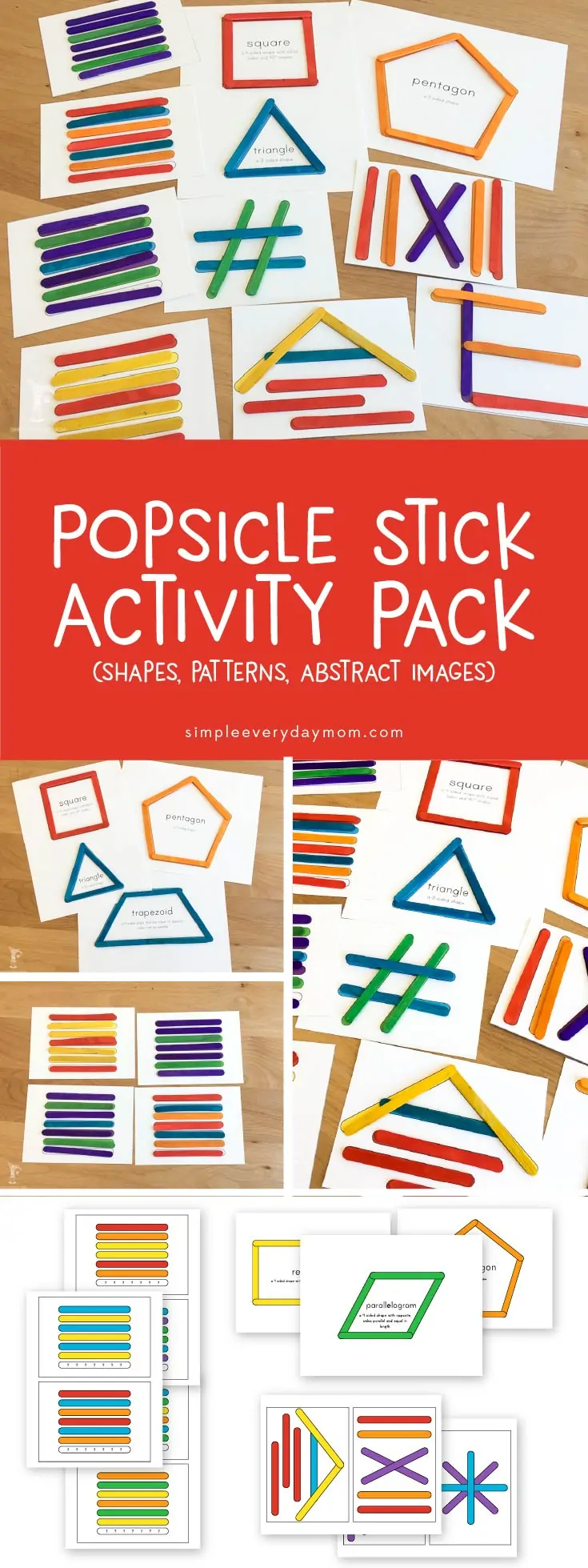 Easy Prep Popsicle Stick Projects For Young Children