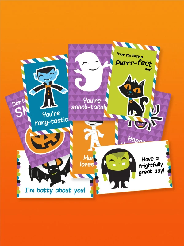 Halloween lunch notes for kids