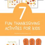 Create some new family traditions and spend quality time together doing these fun Thanksgiving activities for kids. Download the entire printable pack for games, easy crafts, coloring and more!