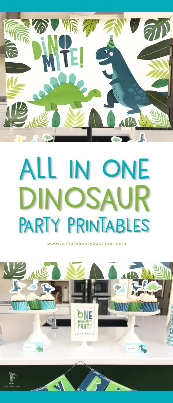 A Terrific T-Rex Dinosaur Birthday Party Printable Pack For Kids