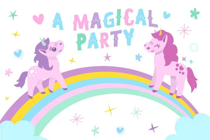unicorn party | dessert table poster | printable parties