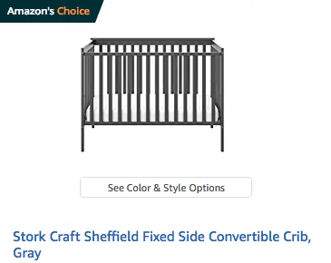 Stork Craft Sheffield Crib 