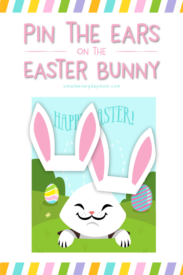 Easter games for kids | Pin the ears on the bunny game