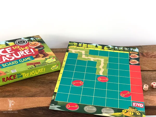 best board games for kids: Race To the Treasure Game