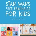 Collection of free Star Wars printables for kids