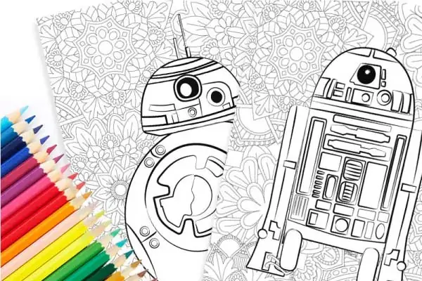 Free Star Wars Printables: Coloring Page 