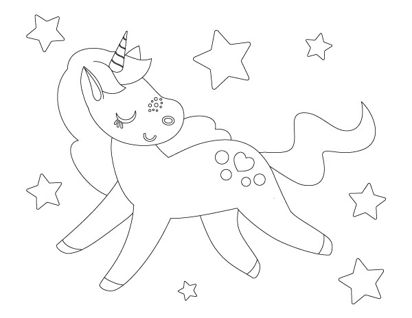 coloring pages unicorn