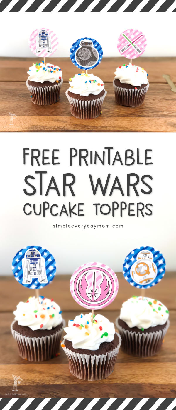 Free Printable Star Wars Cupcake Toppers For Boys Girls