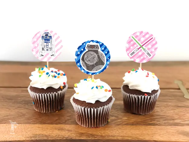 Printable Star Wars cupcake toppers