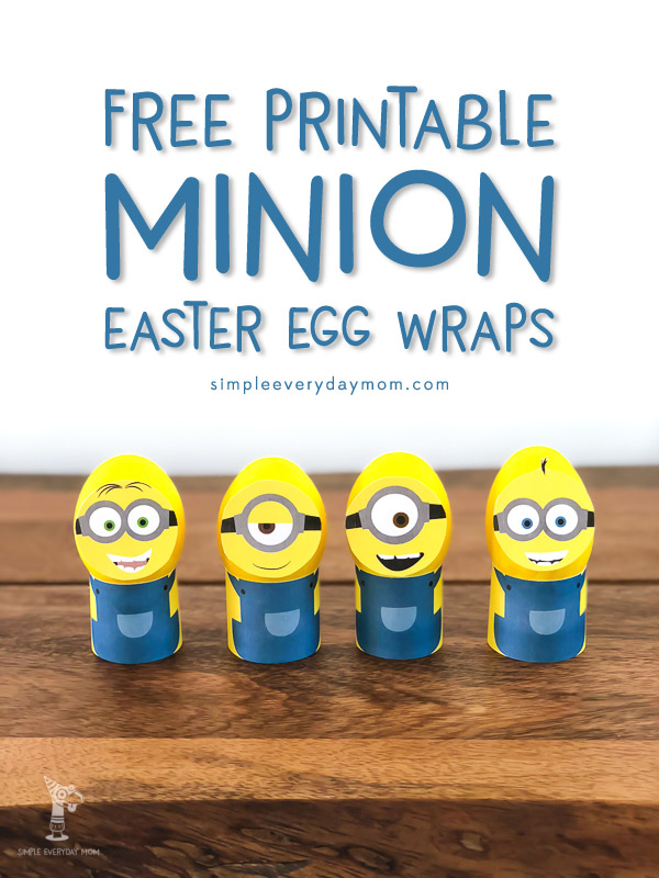 Super Easy DIY Minion Easter Eggs [Free Printable]