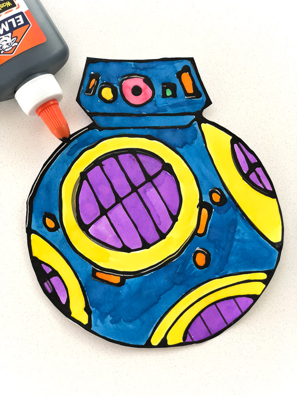 Top 50 Star Wars Crafts, Activities, Workbooks, Worksheets to entertain your family, featured by top US Disney Blogger, Marcie and the Mouse: BB-9E Star Wars droid craft