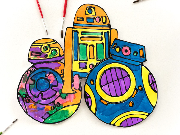 Watercolor Star Wars Droid Craft