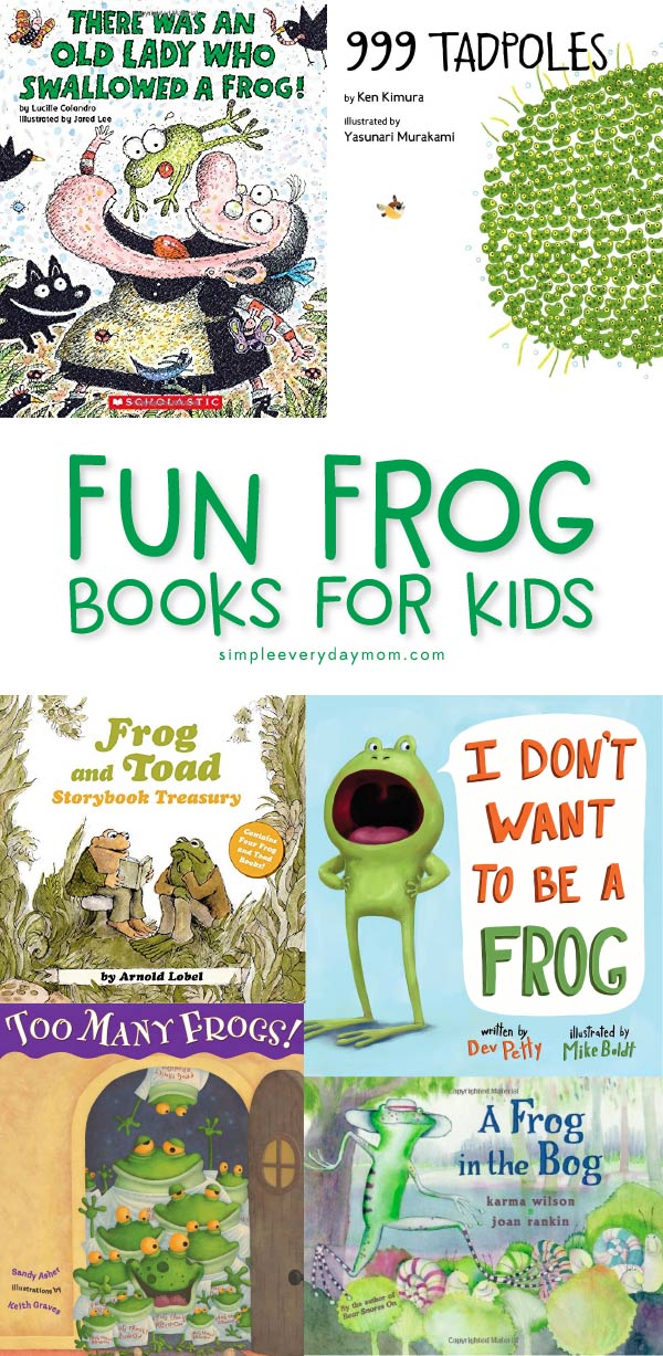 6 frog books for kids