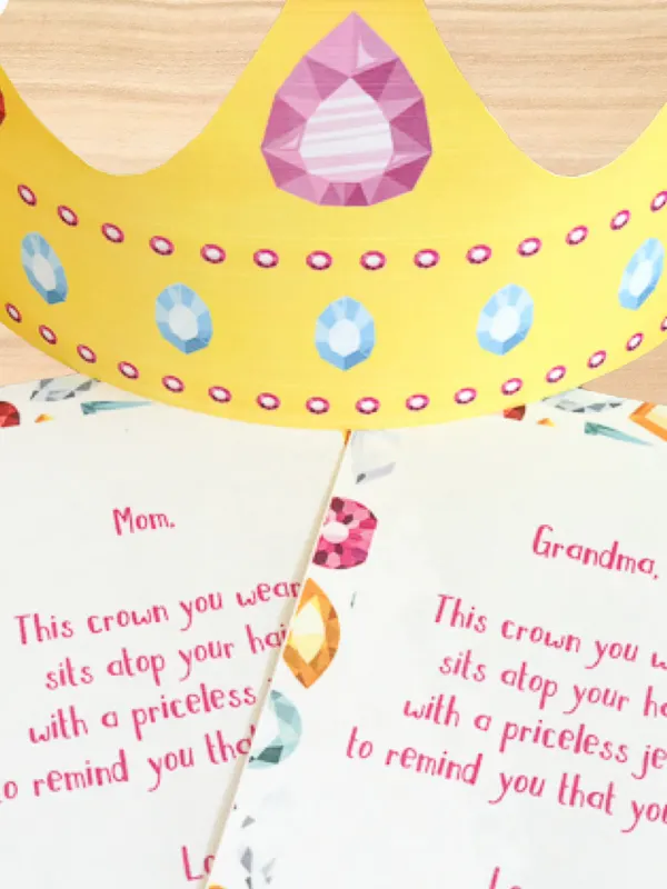 mother's day crown and poem