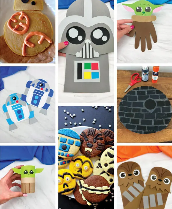 Star Wars Day activities image collage