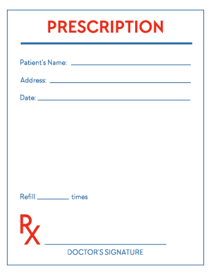 Pretend Doctor Printables: Prescription Pad